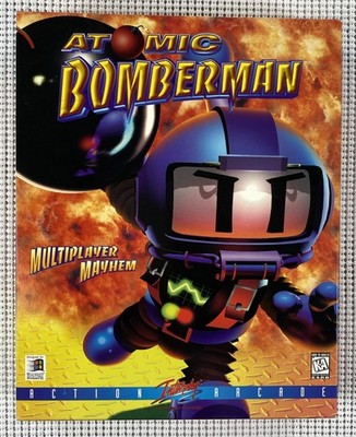 Atomic Bomberman PC Game Big Box 1997 INTERPLAY