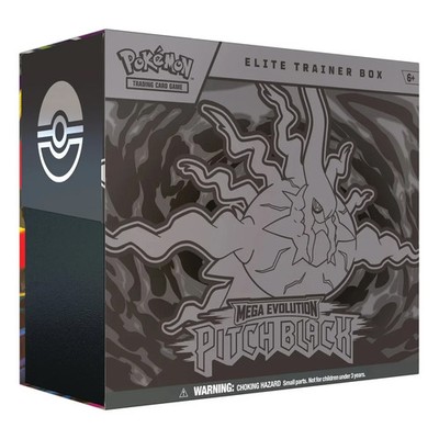 Pokemon TCG Mega Evolution Elite Trainer Box ETB PITCH BLACK - ENG ENGLISCH