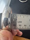 2 Beautiful Classic Design Sterling Silver Etched Floral Hinged Bangle Bracelet — photo 2