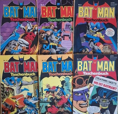 Z 1 / 2 Batman Taschenbuch 1 - 41 Ehapa 1978 - 1988 Sammelmarke Comics Superman