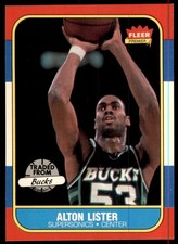 1986-87 Fleer NM Alton Lister Rookie #64
