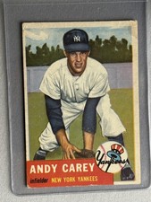 1953 Topps #188 Andy Carey