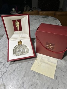 Vtg Louis 13 XIII Remy Martin Champagne Cognac Baccarat Empty Bottle w/Box READ