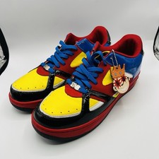 Sneaker uomo Greedy Genius Heli rosso e giallo fantasma colorate taglia 12