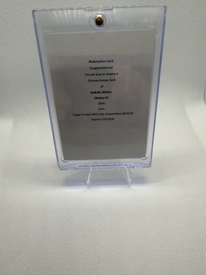 2025-26 Topps Chrome UEFA Estevao Willian  (RC) Chrome Anime Redemption SSP!!!
