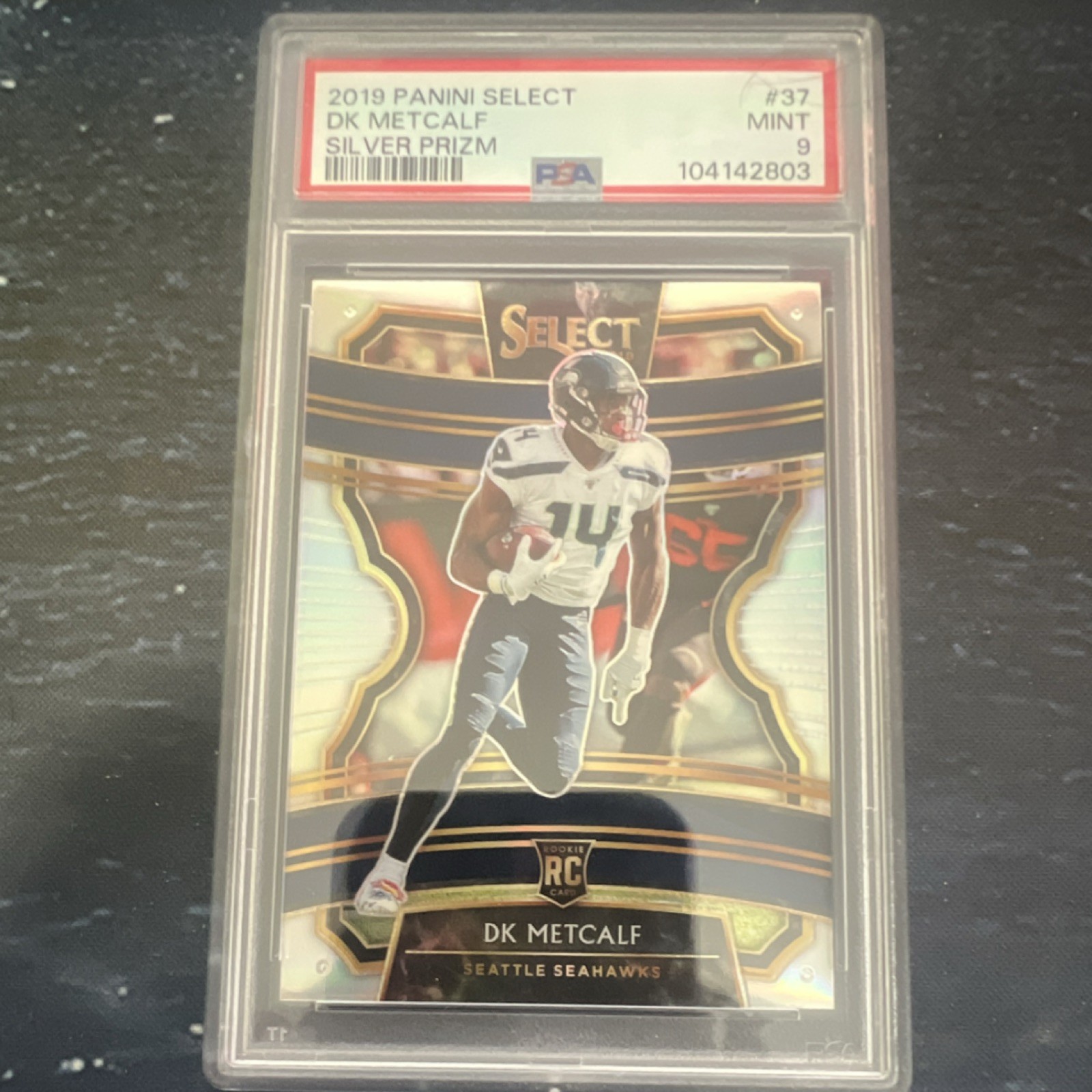 Panini Select Concourse DK Metcalf Silver Prizm Rookie #37 PSA 9 Seahawks 2019