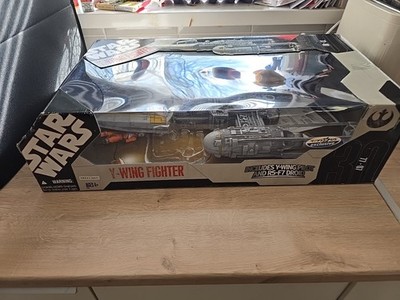 Star Wars Gold Y Wing + R5-F7 Figur Hasbro 30th Anniversary