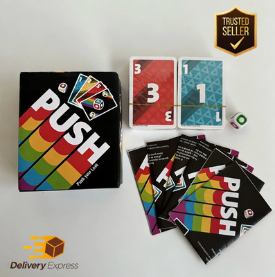 Push Card Game Family Strategy Board Game Adults Teens 2 6 Players Age 8 Plus