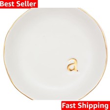 Ceramic Jewelry Tray, Decorative Trinket Dish for Rings Earrings Necklaces Br...