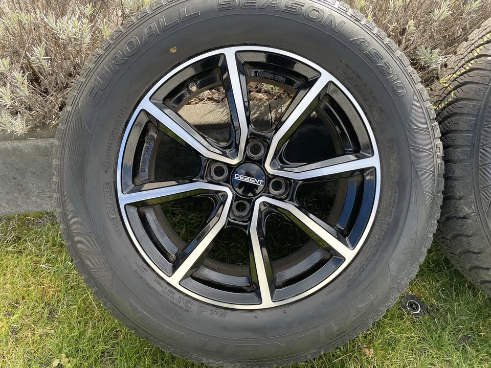 4x Dezent 16 Zoll schwarz/Silber & Allwetterreifen Falken - Bild 4 von 4