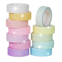 Washi Tape Set 12 Rollen Bunt Dekoratives Klebeband FüR Scrapbooking DIY