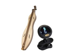 Roosebeck Mountain Dulcimer 4-string F-holes, Walnut  Spruce  Snark Tuner