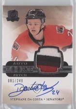 2011-12 Upper Deck The Cup Rookie 81/249 Stephane Da Costa #166 Patch Auto c2p