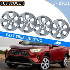 Set Of 4 Packs 17 Wheel Hubcaps For 2019-2024 Toyota Rav4 Wheel Covers 17 Inch