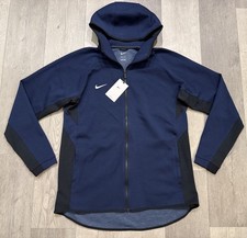 Nike Men  s Blue Showtime Full Zip Basketball Hoodie Jacket - Large CQ0306-419 