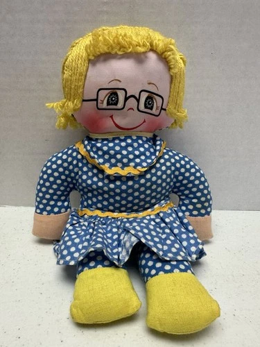 Vtg 1967 Mattel Mrs. Beasley Doll from Family Affair Plush Rag Doll with Apron