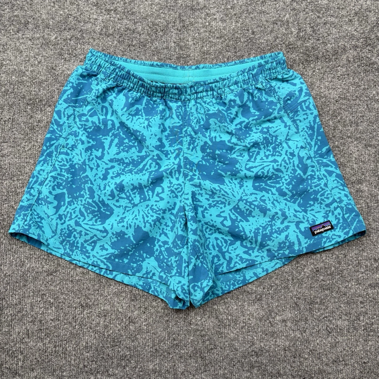Patagonia Baggies Shorts Mens Small Blue 4" Inseam Outdoors Swim Hiking Trail