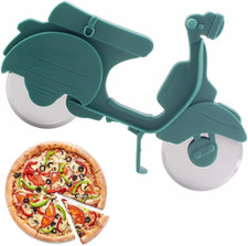 1 Pezzi Rotella Tagliapizza Moto, Taglia Pizza Divertente, Rotelle Da Taglio in 