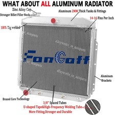 Aluminum 3 Row Radiator Fit 1953-1956 Ford F100 F250f350 Pickup Truck L6 V8 At Aluminum 3 Row Radiator Fit 1953-1956 Ford F100 F250f350 Pickup Truck L6 V8 At