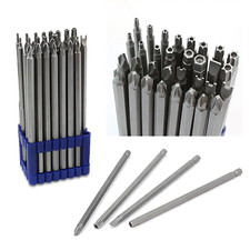 6 In. Extra Long Steel Torx Tamper Proof Multibit Screwdriver Security Bit Set 