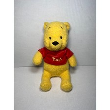 Tokyo Disney Resort Winnie the Pooh Plush 12 Inch Yellow Bear Red Shirt Toy