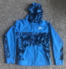 Nike SB Full Zip Hoodie Sweatshirt - Blue - Youth XL