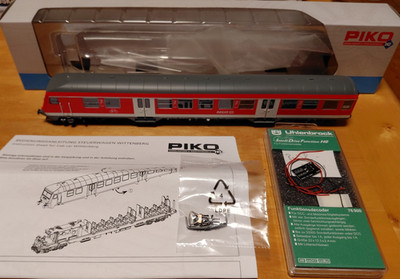 Piko H0 58520 Wittenberger Steuerwagen, DB AG, Gleichstrom, Digital Decoder, OVP