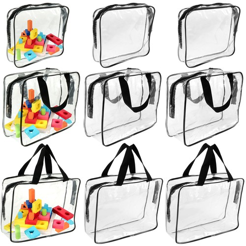 9 Packs Transparent Handheld Toy Organizer Bag Toy Storage Bag for Board eaOid - Picture 8 of 12