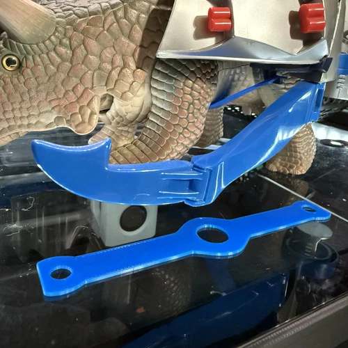 Dino Riders Bande caoutchouc armure TOROSAURUS 1x BLEU Tyco caoutchouc repro