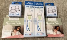 Baby Lot Dr. Brown s Anti-Colic Bottles, Sippy Spouts, Nuangel Nursing Pads