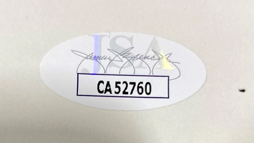 Carta simulada negra firmada por Bill Clinton de la Casa Blanca Monica Lewinsky 6x6 JSA Foto 2 de 3