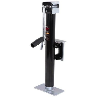 5000lbs Weld-On Swing Back Trailer Jack  21-36in Travel Adjustable Resistant
