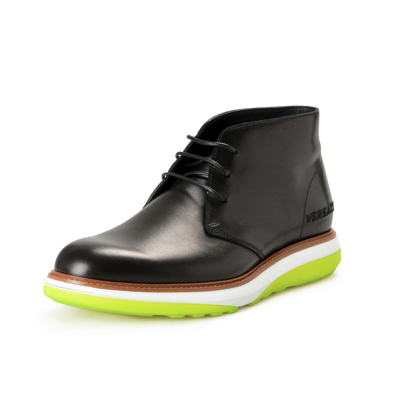 Мужские черные кожаные ботильоны Versace размер обуви US 8 IT 41 105990₽