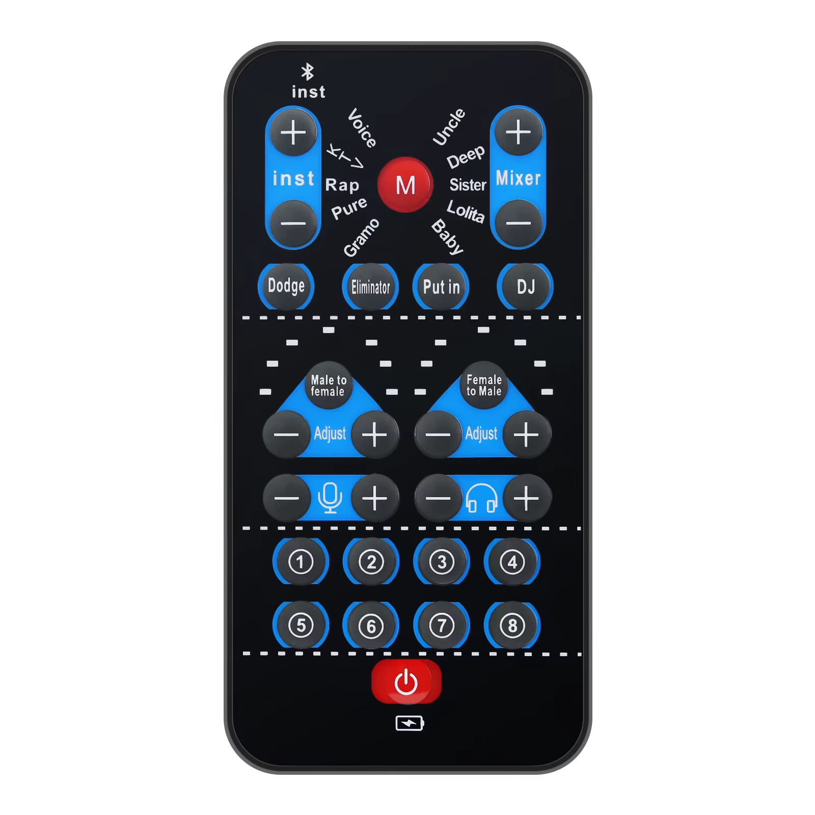 M10 Voice Changer Device Karaoke Function Male Female Voice 