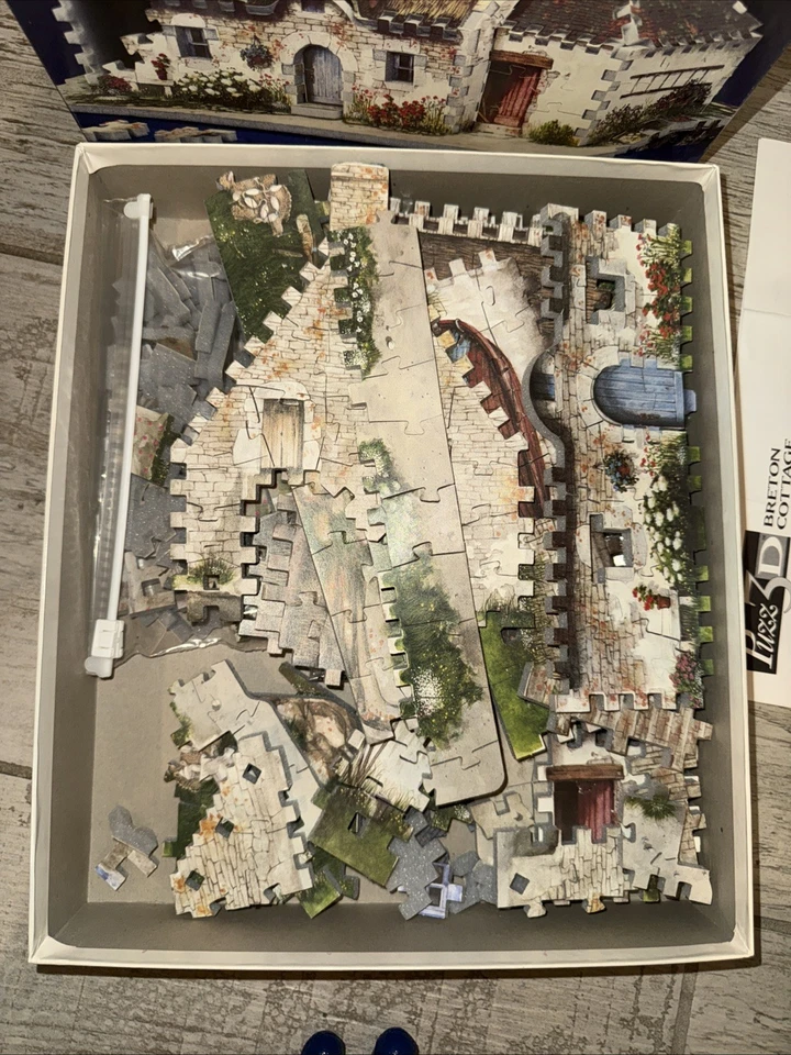 Головоломка 3D Milton Bradley бретон коттедж пазл 264 штук - полный - Изображение 2 из 4