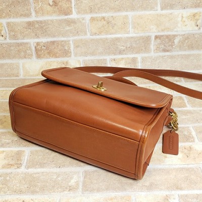 美品✨COACH y2k shoulder bag brown leather COACH Vintage Y2K Shoulder bag 2Way Brown Leather Used Unisex From