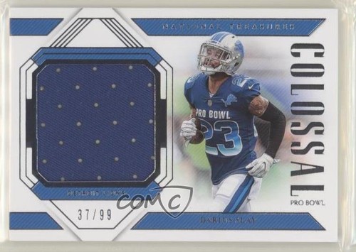 Darius Slay 2018 National Treasures Colossal Pro Bowl Materials card