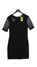 Yumi Bodycon Midi Dress UK12 in Black