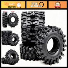 Super Soft Sticky RC Tires 72mm x 28mm Mud Slingers for 1/24 1/18 Scale Crawlers