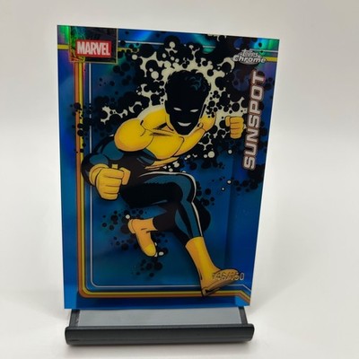 2026 Topps Chrome Marvel Comics #172 Sunspot Blue Refractor /150
