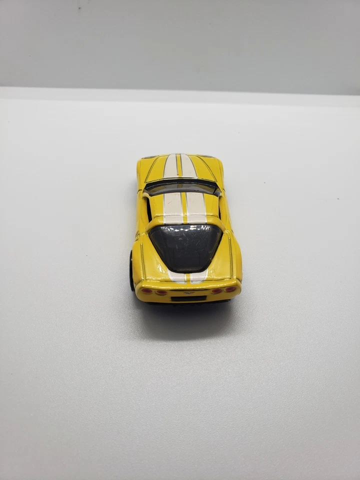 Hot Wheels 2003 Mystery Car C6 Corvette amarillo suelto Foto 4 de 4