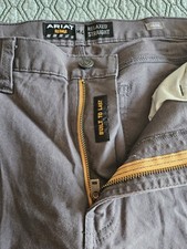 Ariat Rebar M4 Relaxed Straight 34x34 Men's Work Pants. Rebar Gray