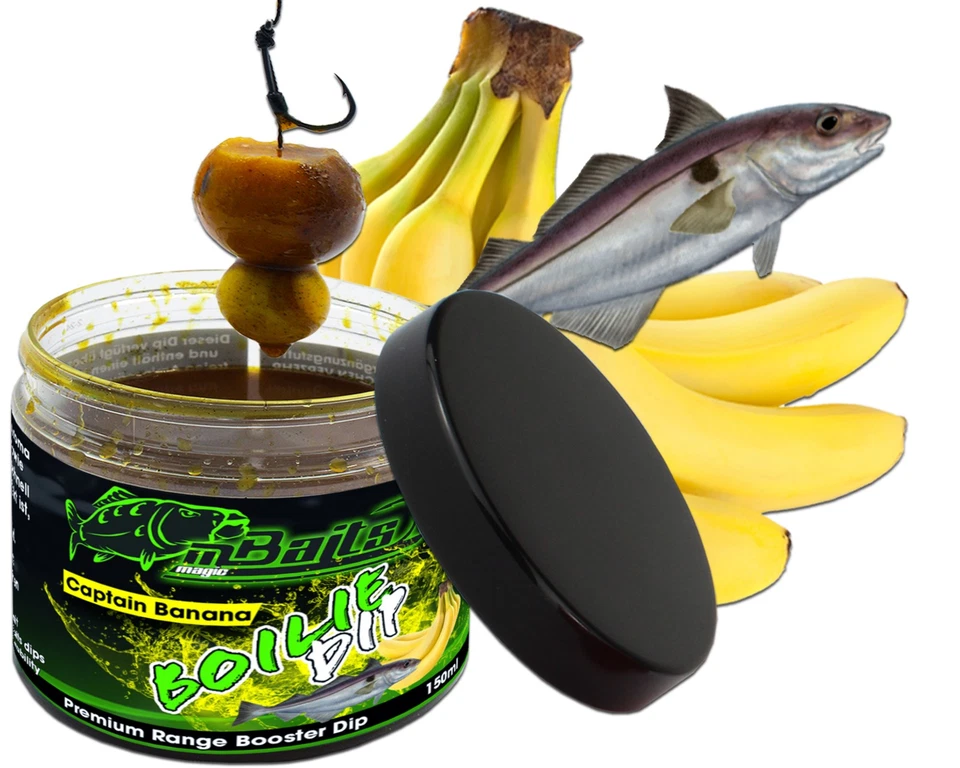 ANGEL-BERGER Magic Baits Boilie Dip Captain Banana Premium Range Dip Köderdip Aroma Bait B...