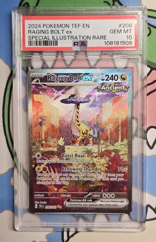 Raging Bolt ex graded PSA 10 for sale on eBay