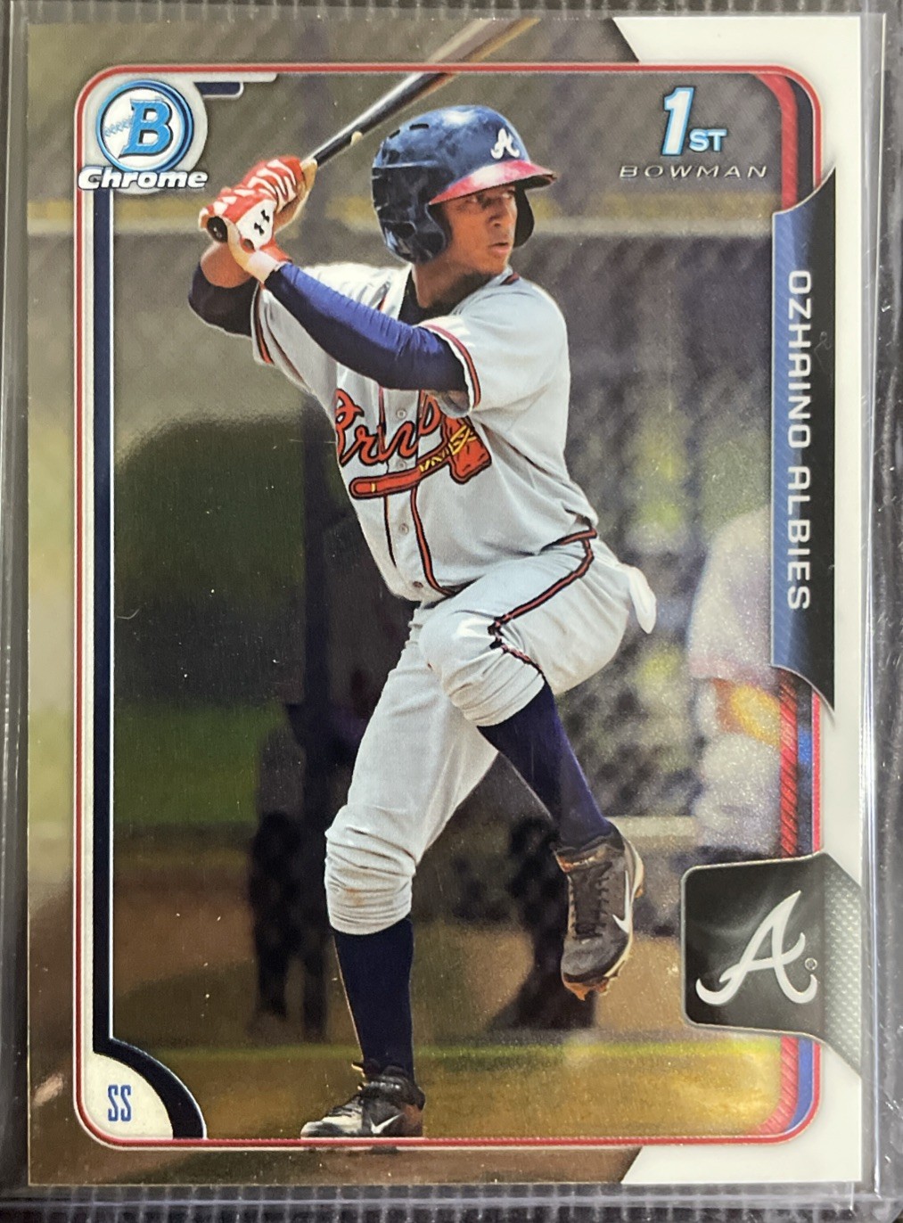 OZHAINO OZZIE ALBIES 2015 Bowman Chrome #BCP71 1st Bowman Atlanta Braves ⚾️🌟