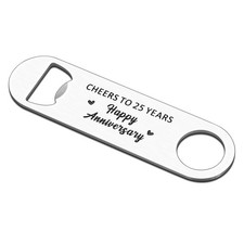 25th Wedding Anniversary Silver Gifts for Husband Wife Couples, small,