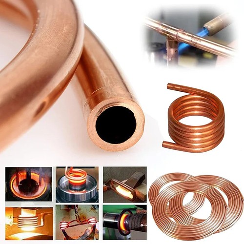 Copper pipe/tube/plumbing/microbore/water/gas/diy - Ø 2mm/3mm/4mm/5mm/6mm-25mm