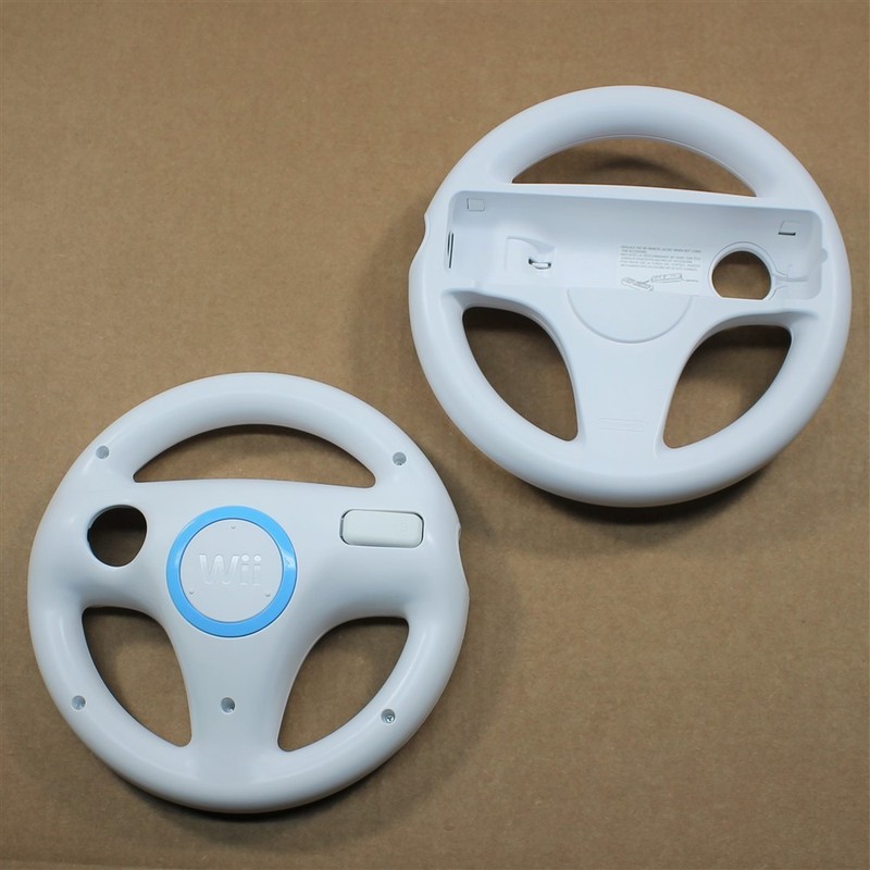 Nintendo Wii Original Racing Steering Wheel Attachment - 2 Pack
