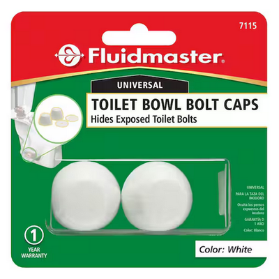 #ad Fluidmaster White Toilet Bolt Caps $5.23