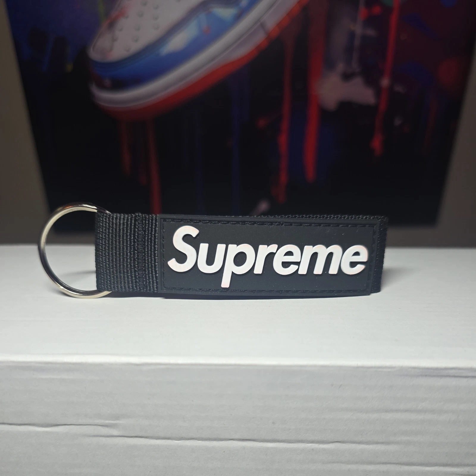 Porte clés Supreme Sangle Noir